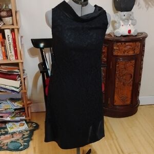 Chic Black Lace Mini Dress